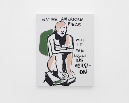 Pintura sem título (Native American Piece), 2017