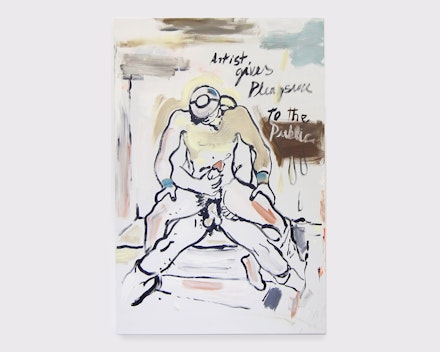 Pintura sem título (Pleasure – segundo Jean Cocteau), 2017