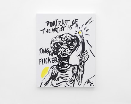 Pintura sem título (Portrait of the Artist As A Finger Fucker), 2017