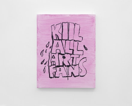 Pintura sem título (Kill All Art Fans), 2017