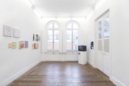 Exhibition view of 'Jardim das delícia com juízo final', 2018